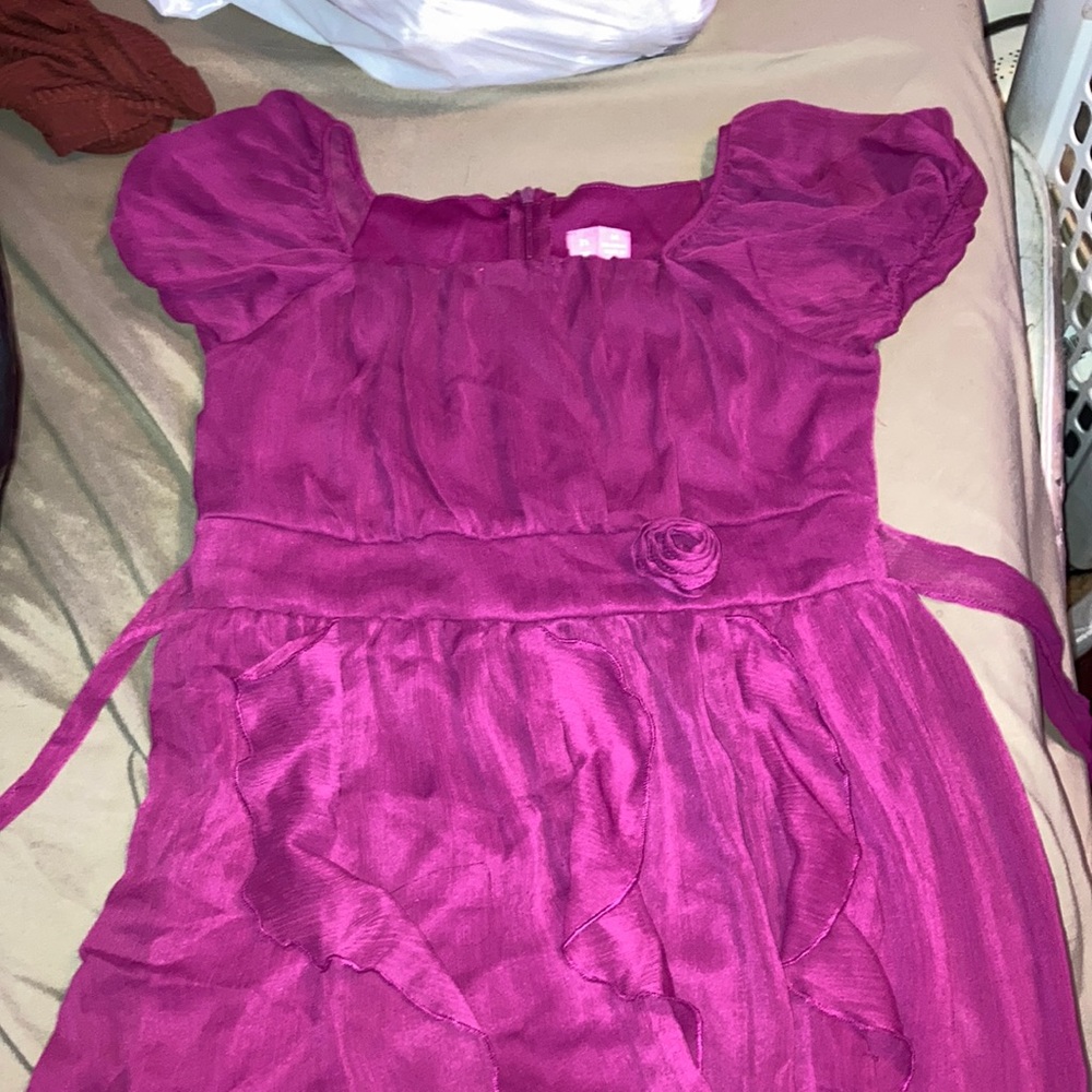Pink dress. Size 14. Brand is hype girls.
